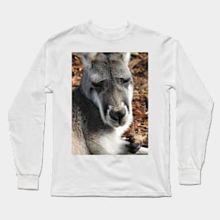 Red Kangaroo Long Sleeve T-Shirt